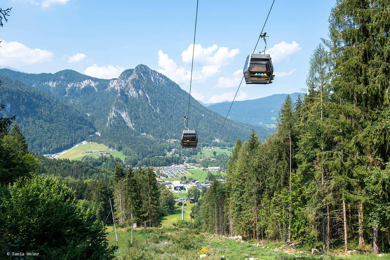 Gondel lift in the Berchtesgadener Land