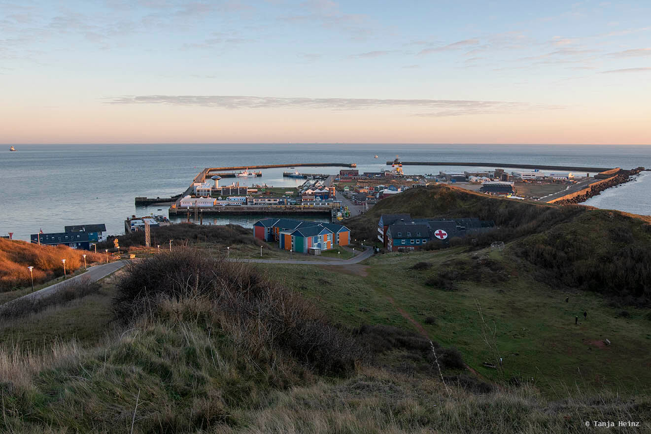 Sonnenuntergang auf Helgoland