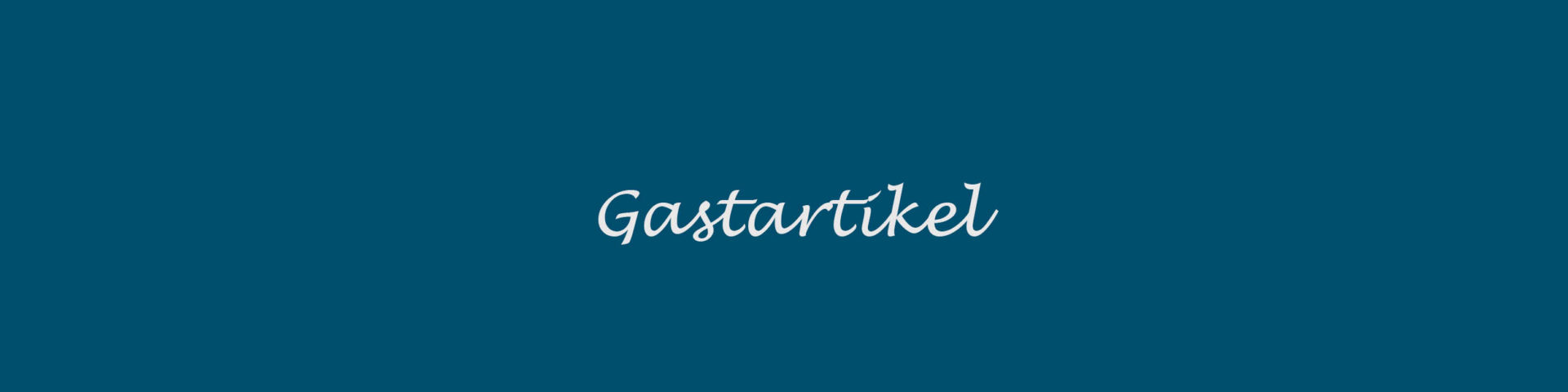 Gastartikel