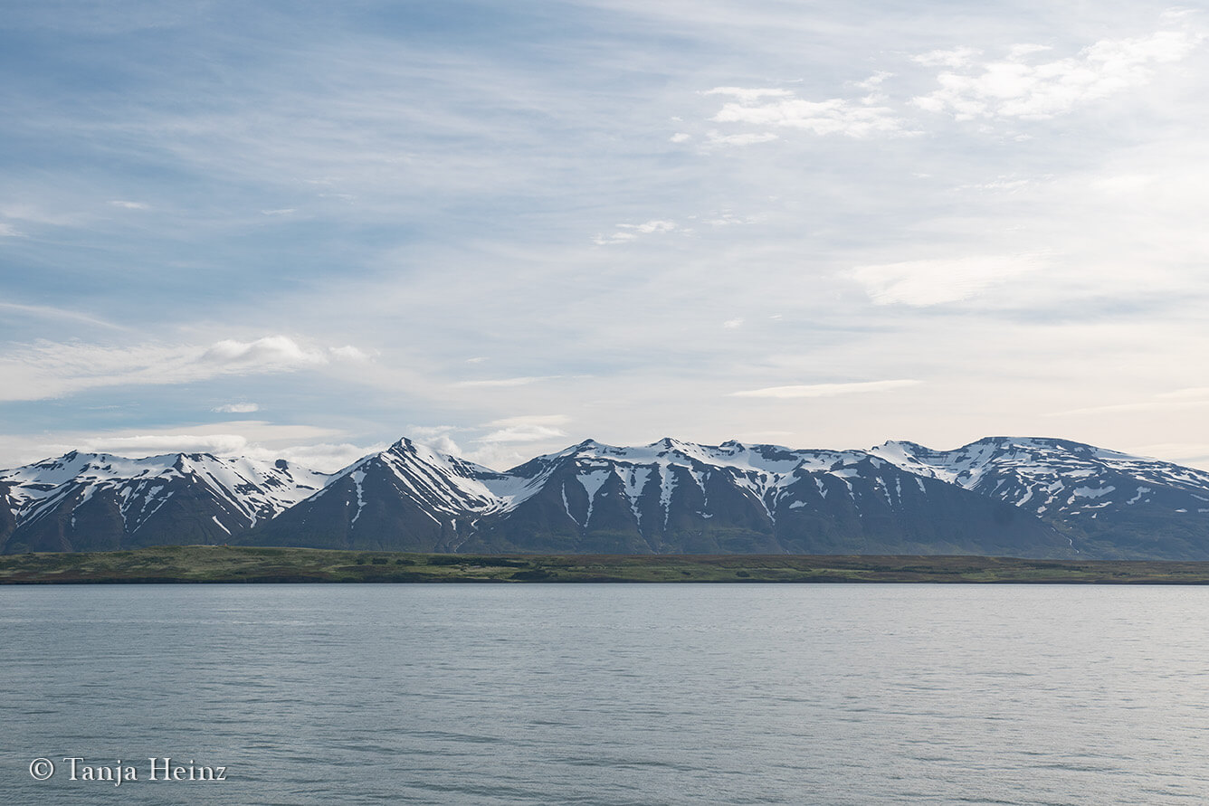 Landscape in the north of Iceland