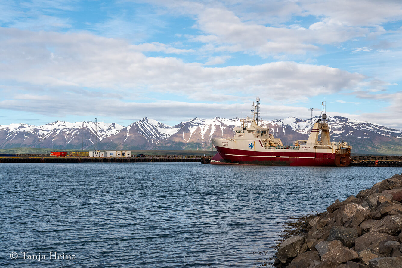 Dalvík in Iceland