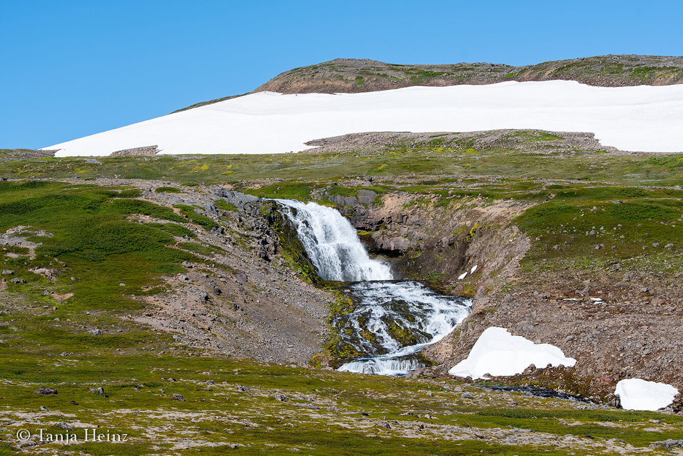 Wasserfall im Hornstrandir Naturreservat