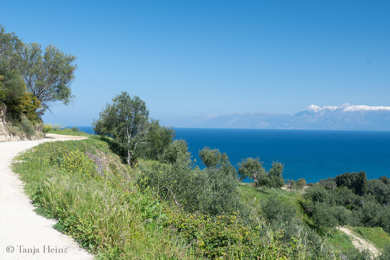 wandern auf Korfu
