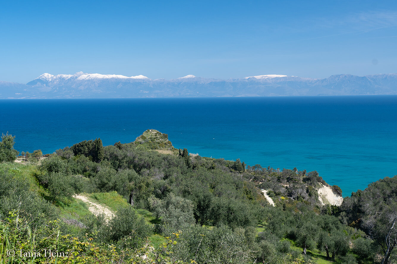 wandern auf Korfu