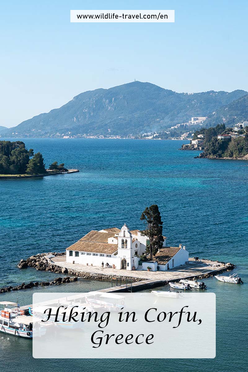 hiking in Corfu