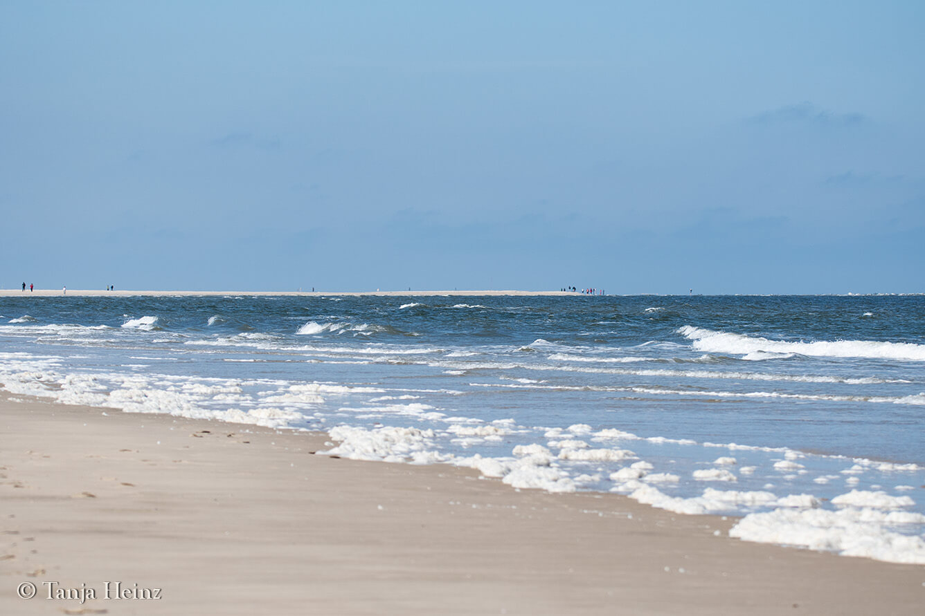 at the sea on the island Borkum